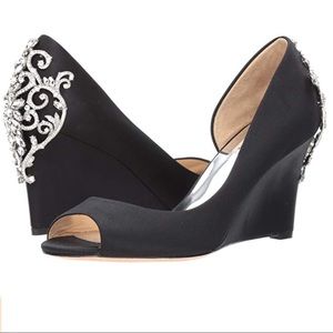 Badgley Mischka Meagan Jeweled Pumps